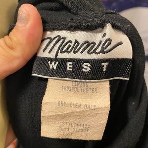 Marnie West, Black Vintage Dress.